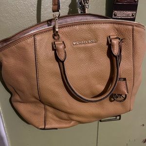 Tan Michael Kors purse